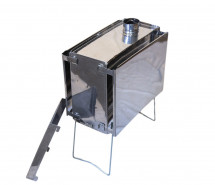 Печь походная Век Эконом-Стандарт туристическая, сдвижной экран