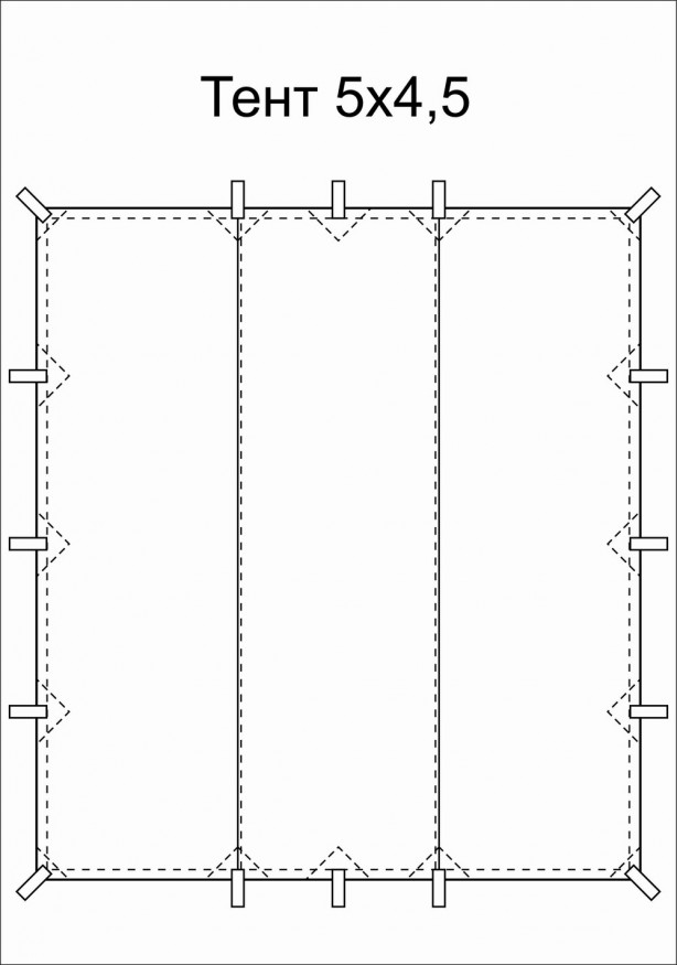 Тент Век 5х4,5