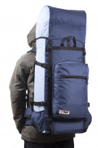 Рюкзак туристический Оптимал 4, синий-голубой, 60 л, ТАЙФ