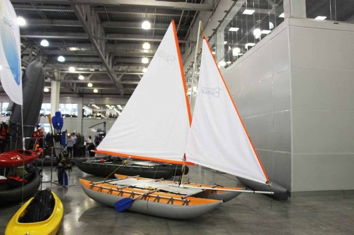 Разборный парусный катамаран Валдай 2