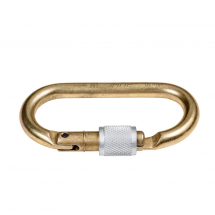 Карабин стальной овальный "keylock", 30 кН, Ринг