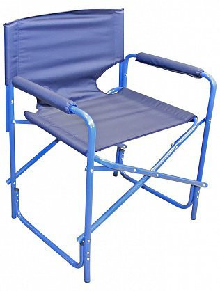 Кресло складное синее  58,5х45х82,5 см, Следопыт